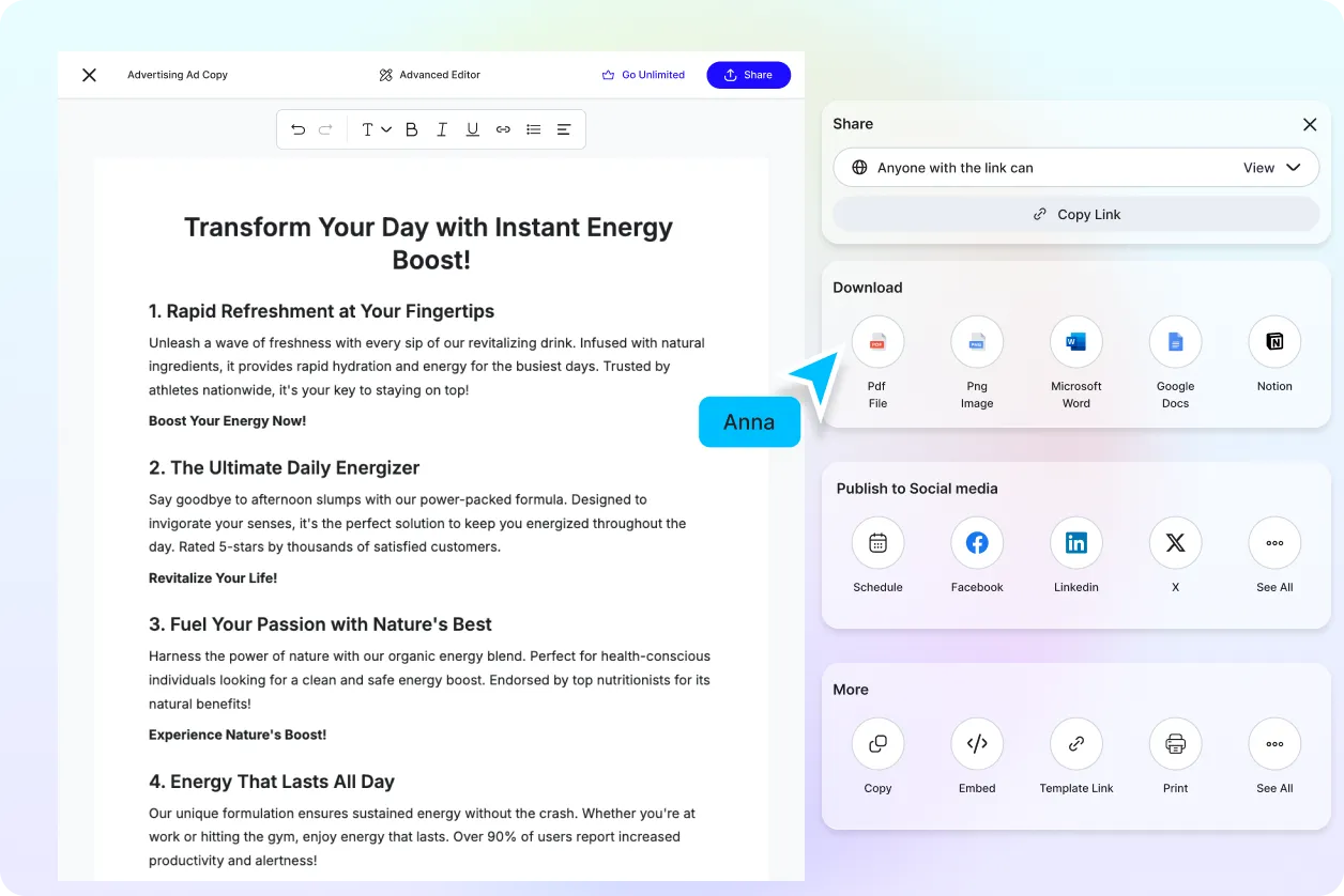 Free AI Ad Copy Generator, Free Ad Copy Maker Online